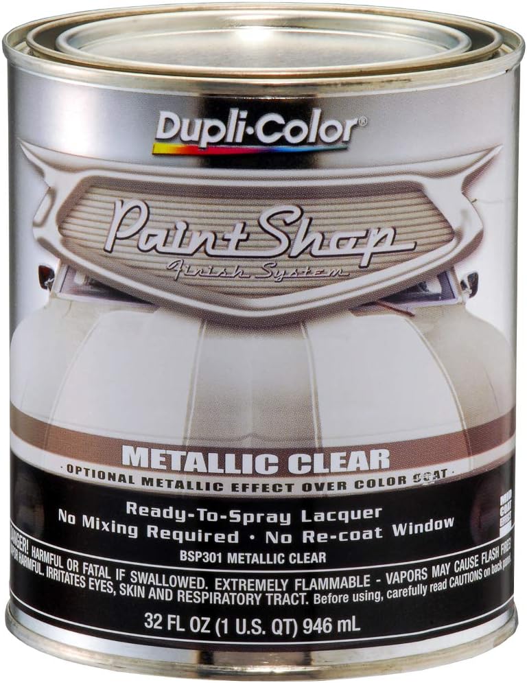 Dupli-Color (BSP301-2 PK 'Paint Shop' Metallic Clear Coat - 1 Quart, (Case of 2)