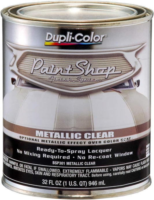 Dupli-Color (BSP301-2 PK 'Paint Shop' Metallic Clear Coat - 1 Quart, (Case of 2)