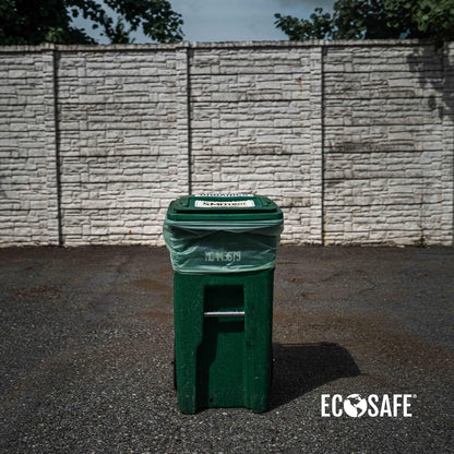 6400 HB5460-85 Certified Compostable Bag - for 90 Gallon Bin Pack of 60