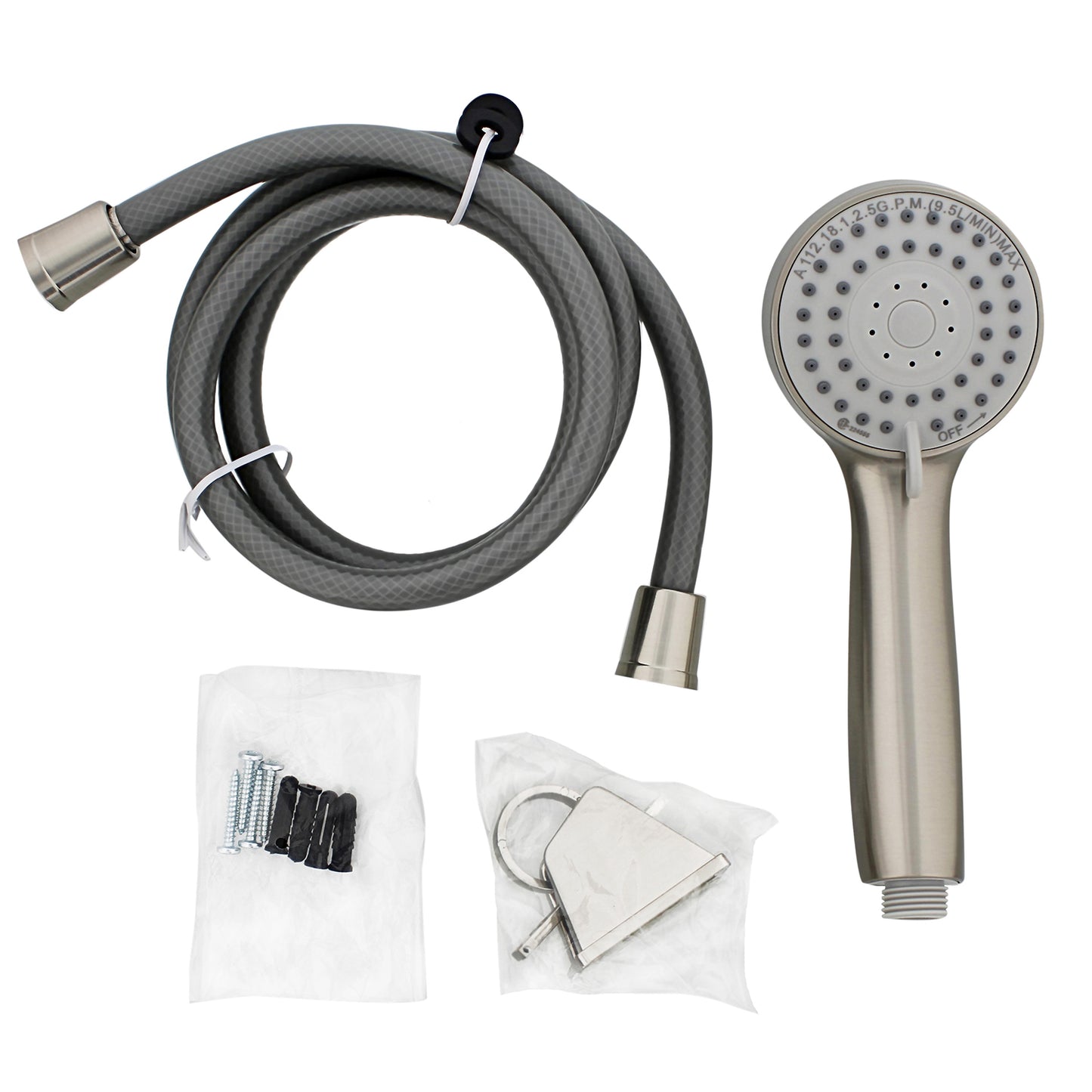 Shower Heads with Handheld Spray - Water Saver Shower Head Nickel