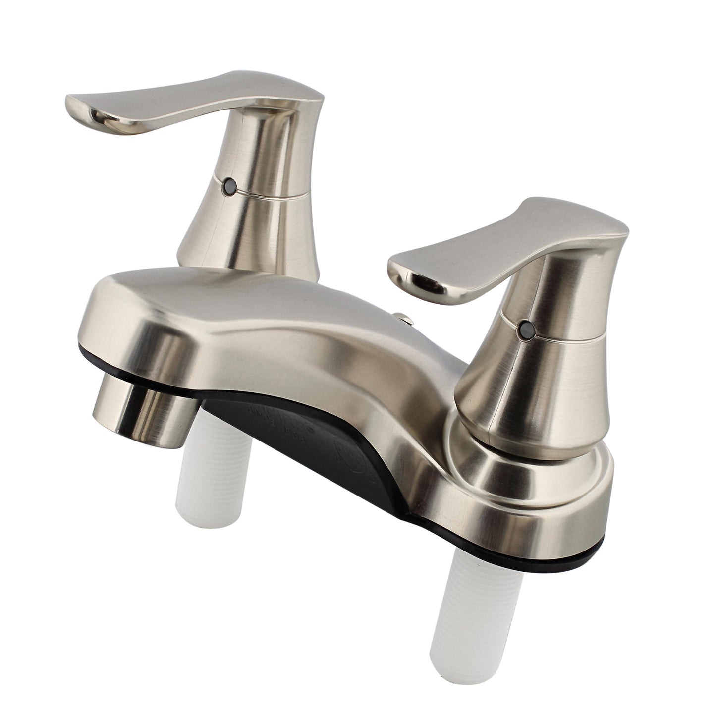 Lavatory Faucet - 4IN Nickel Bathroom Faucet with Dual Handles