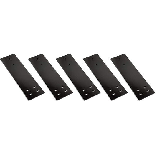 Black (5-Pack) - 3-1/2" x 12" Speedbrace for Granite Counter-top Support