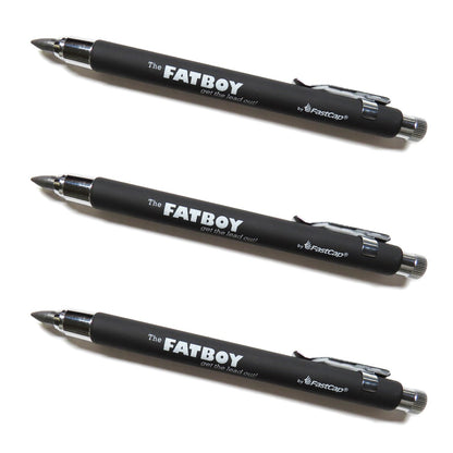 Fatboy Extreme Carpenter 5.5mm Mechanical Pencils with Clip, 3-Pack