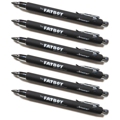 Fatboy Extreme Carpenter 5.5mm Mechanical Pencils with Clip, 6-Pack