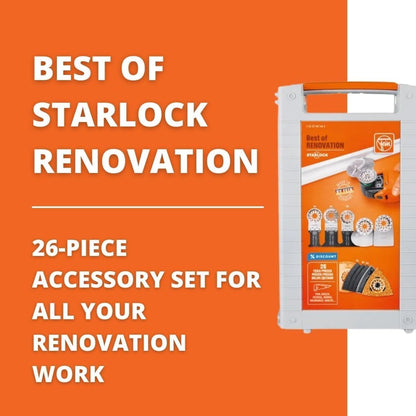 Best of Starlock Renovation Set - 26-Piece Kit -Cutting, Sanding, Scraping