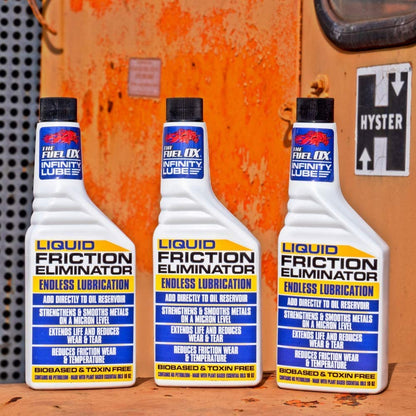 Infinity Lube Liquid Friction Eliminator Premium Oil Additive Lubricates