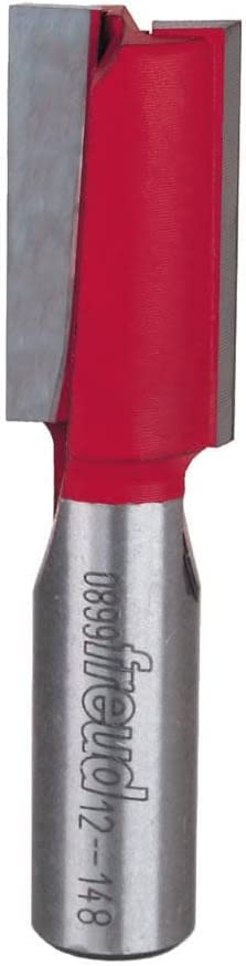 11/16" (Dia.) Double Flute Straight Bit with 1/2" Shank (12-148) , Red