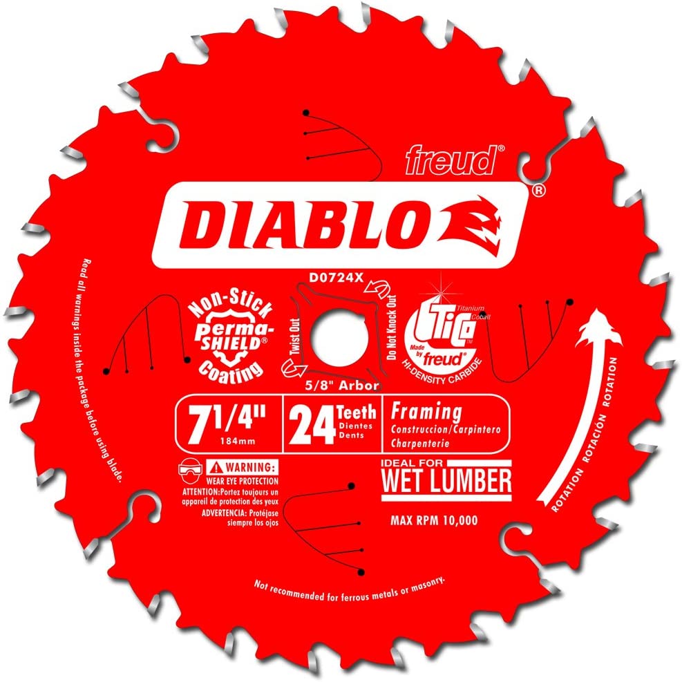 D0724X Framing Saw Blade, Multi