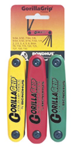 SAE/Metric Hex and Torx/Star Fold-up Triple Pack