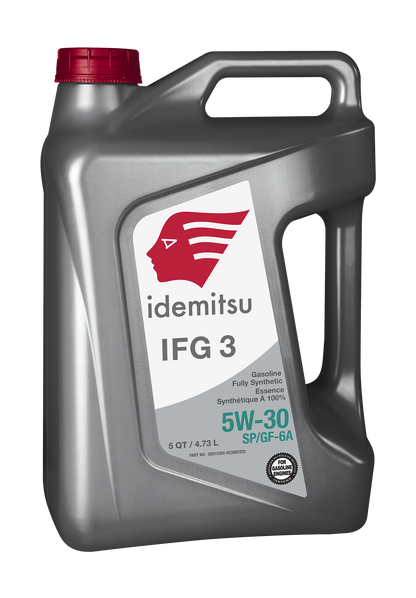 IDEMITSU IFG3 5W-30 SP/GF-6A Motor Oil - 5 qt, Case of 4 (30015204-95300C020)