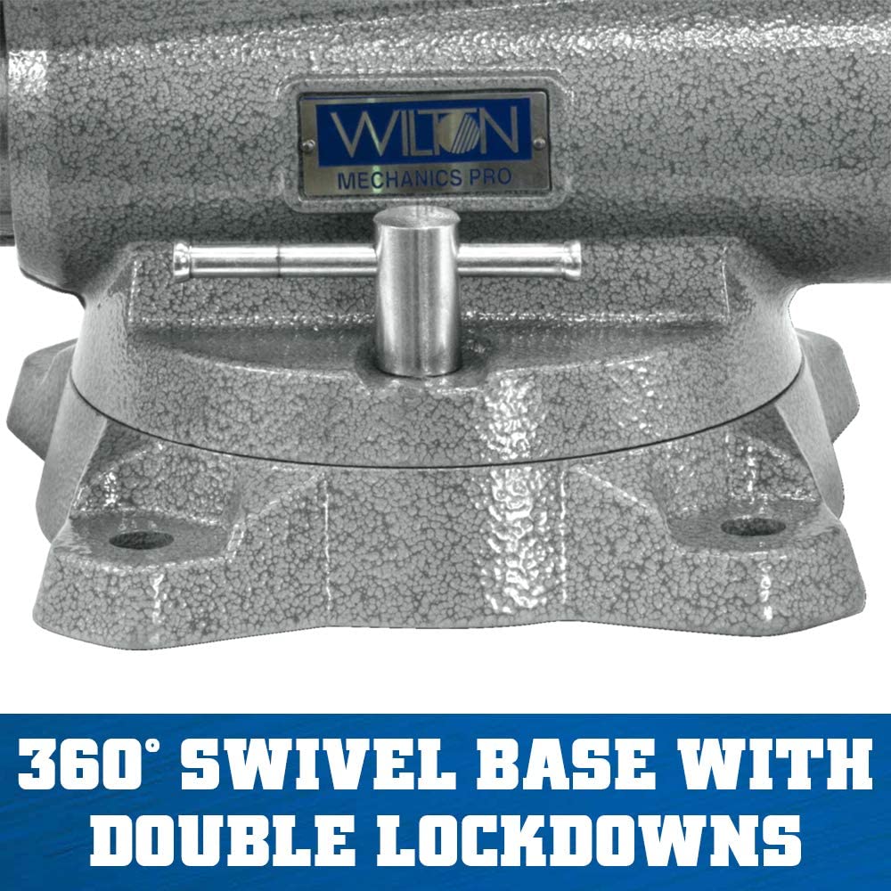 8100M, 10" Mechanics Pro Vise, 12" Max Opening, 5-1/4" Throat