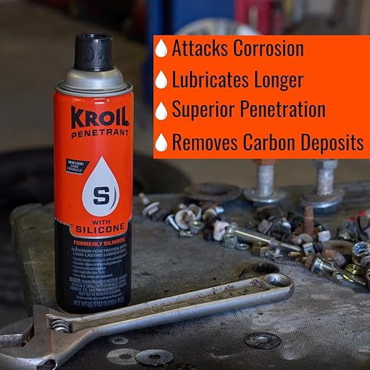 Kroil Penetrating Oil with Silicone (Aerosol Spray-16.5oz Can-Case of 6)