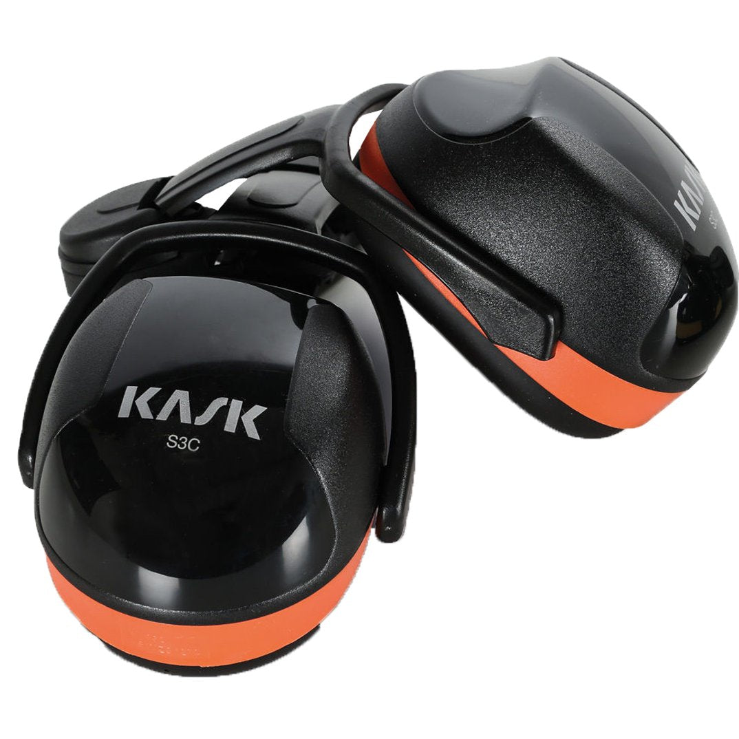 SC3 Orange Ear Defenders (fits Super Plasma & Zenith Helmets)