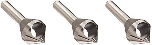 KEO 53512 Cobalt Steel Single-End Countersink, Uncoated (Bright) Finish(3-Pack)
