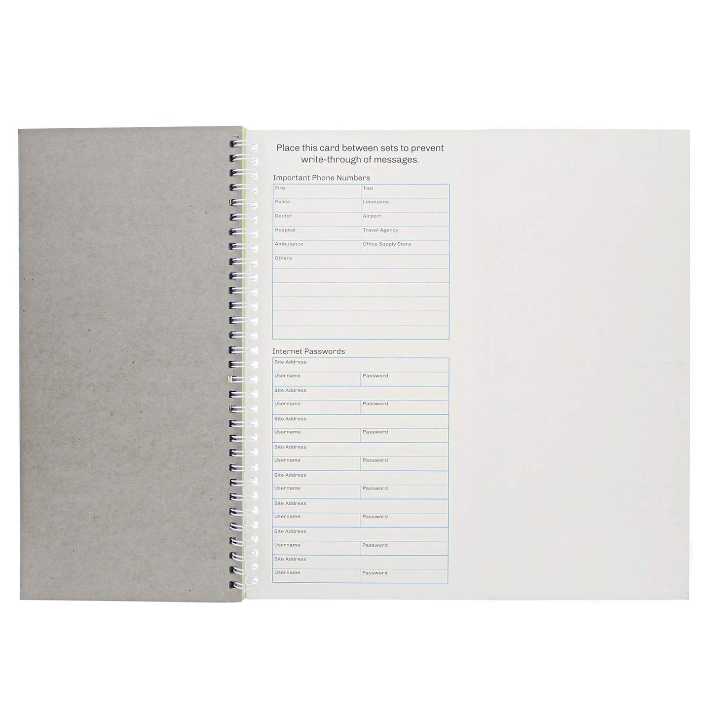 Money Rent Receipt Book 5 Piece Set - 5x11in - 2 Part Carbonless Books