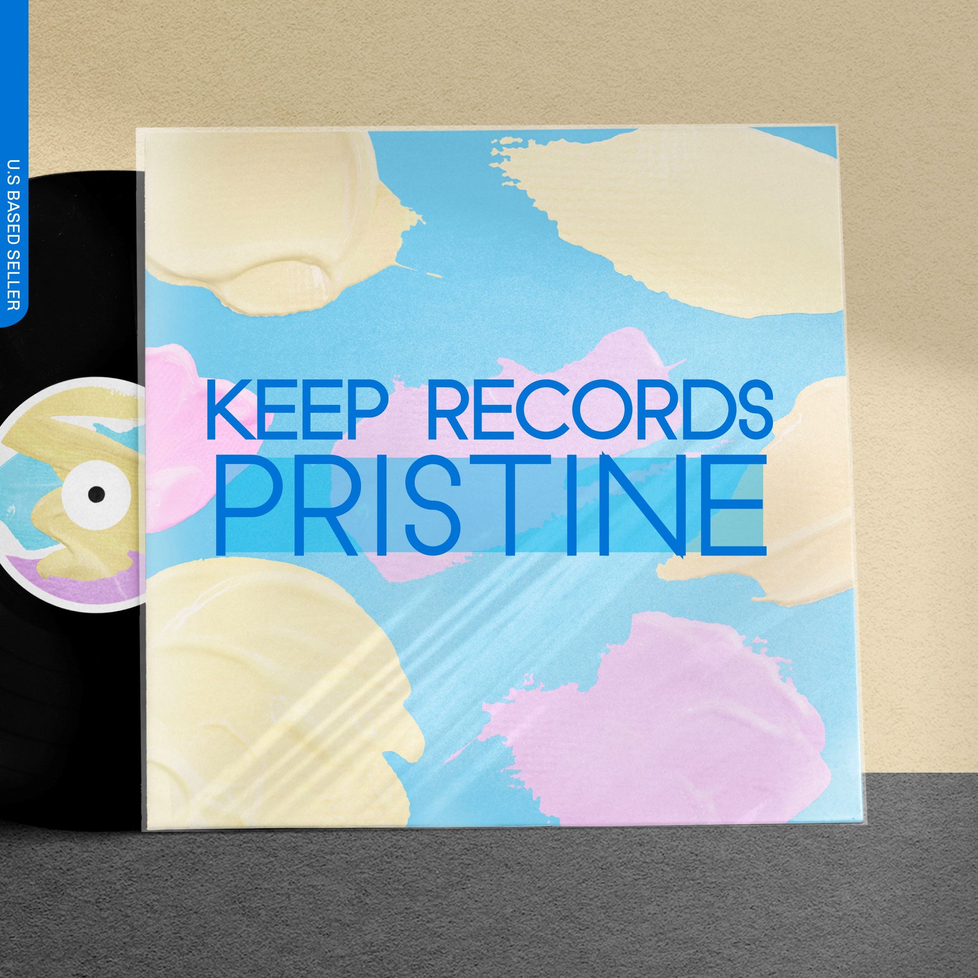 Vinyl Record Sleeves 100 Pack Album Covers Vinyl Sleeves for Records