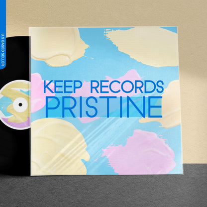 Vinyl Record Sleeves 100 Pack Album Covers Vinyl Sleeves for Records