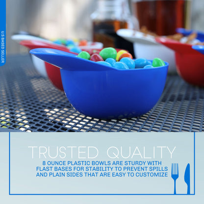 Baseball Helmet Ice Cream Snack Bowls - 12pc 8oz Blue Baseball Cups