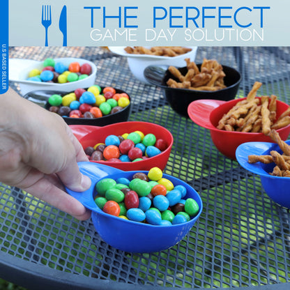 Baseball Helmet Ice Cream Snack Bowls - 12pc 8oz Blue Baseball Cups