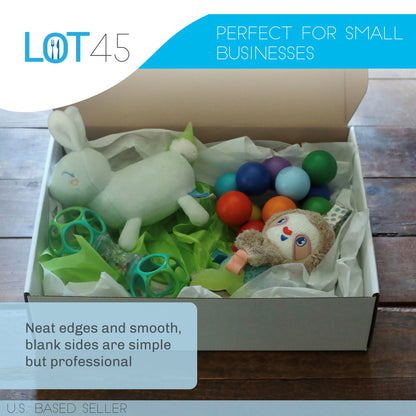 Shipping Boxes for Small Business - 20pk White Corrugated Box 12x9x3in