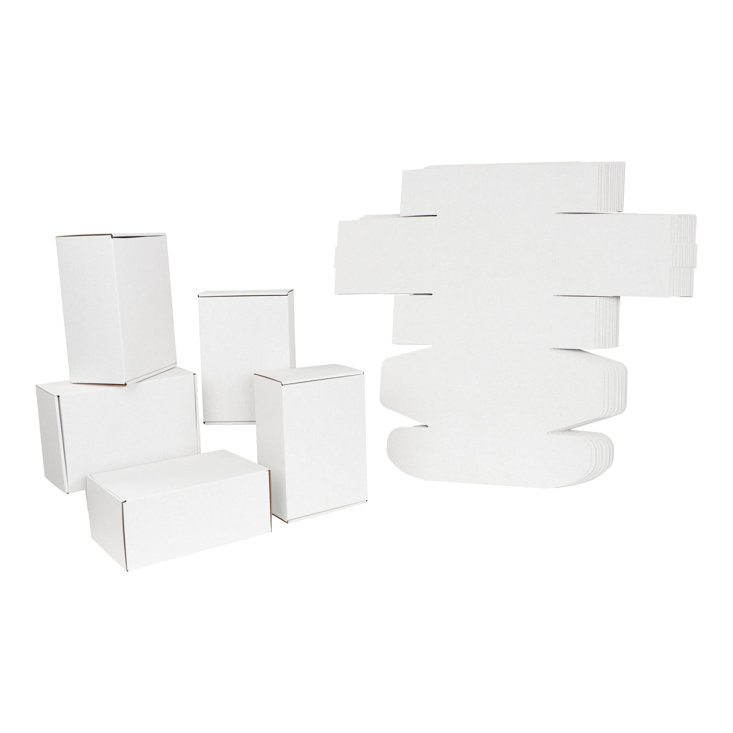 Shipping Boxes for Small Business - 20pk White Corrugated Box 9x6x4in
