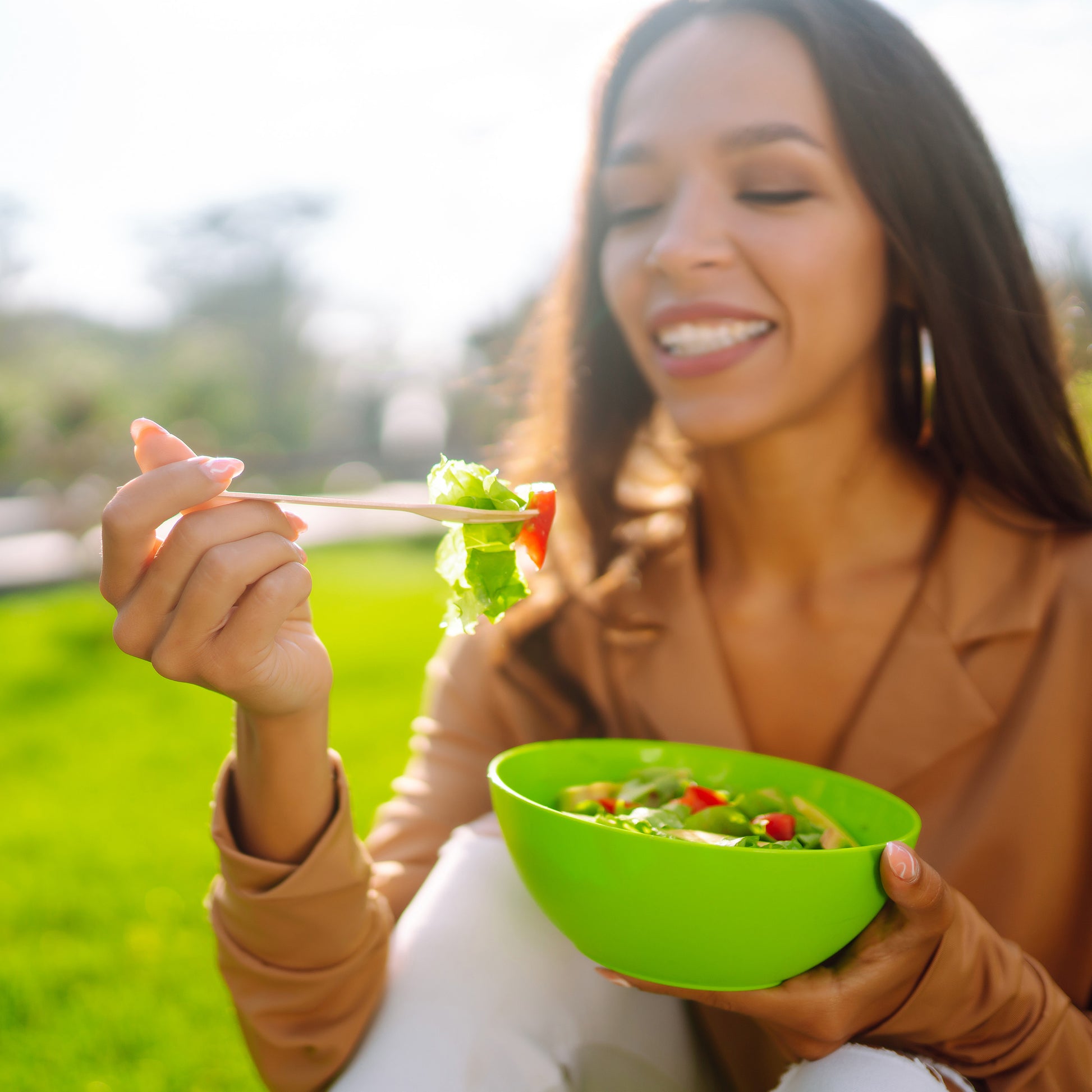 360pc Bamboo Cutlery Set - Recyclable Flatware for Sustainable Dining