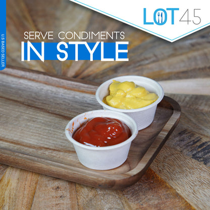 2oz Sustainable Small Paper Cup for Pills - 200ct Paper Condiment Cups