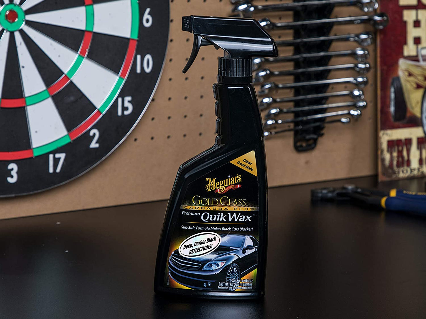 Meguiar's G7716 Gold Class Carnauba Plus Premium Quik Wax - 16 oz.