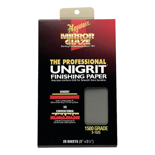 Unigrit Finishing Paper, pack of 25