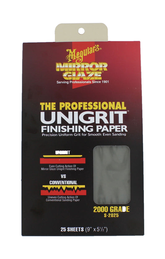 Mirror Glaze Unigrit Finishing Paper
