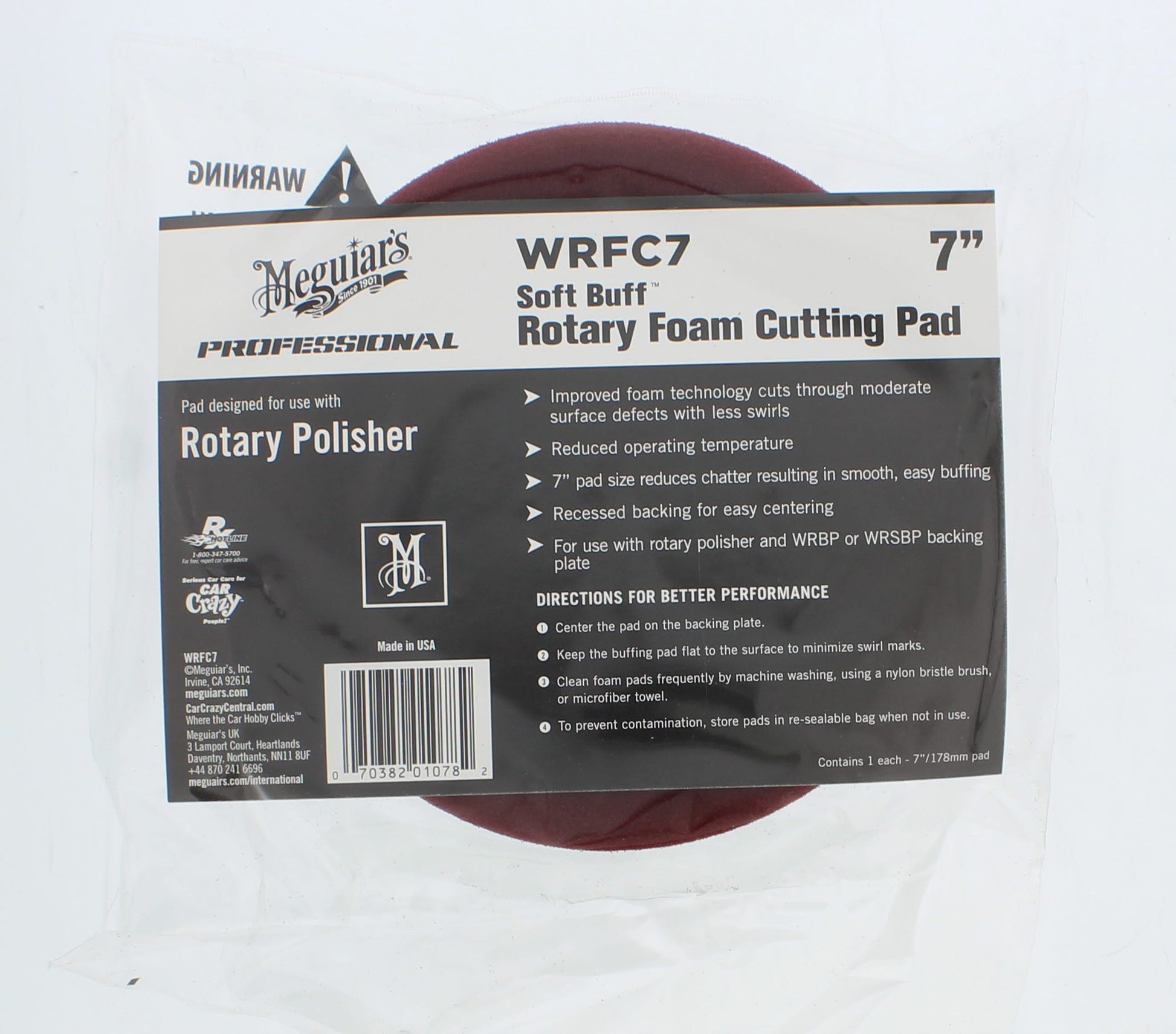 Rotary Foam Cutting Pad