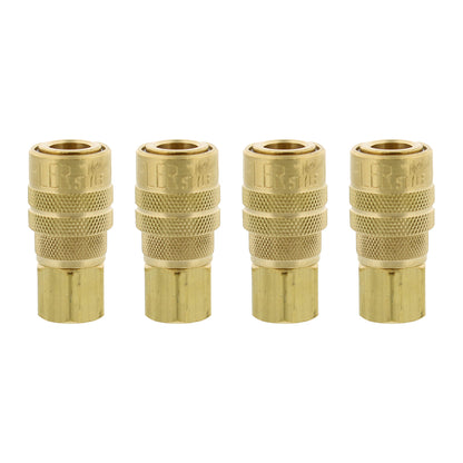 1/4" FNPT M Style Coupler, 4-Pack