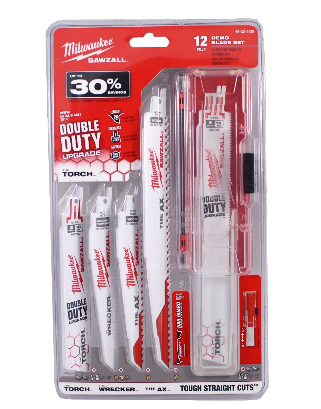 12-Piece Ultimate Demolition Sawzall Blade Set