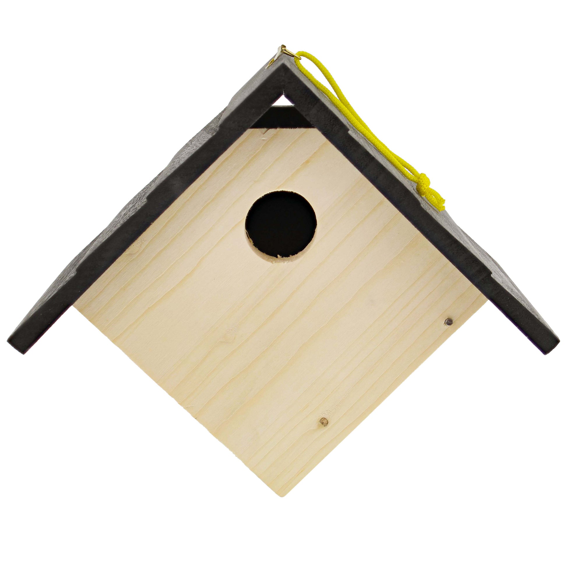 6in Unfinished Bird House Wood to Paint - 1pk Hanging Bird Houses