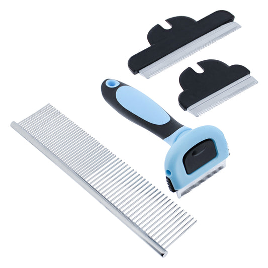 Deshedding Dog Brush and Comb - Long to Short Hair Dog Shedding Brush