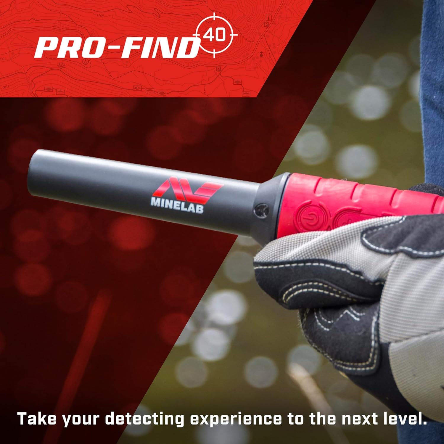 Minelab PROFIND 40 Waterproof Pinpointer Metal Detector for Experts with Tone ID