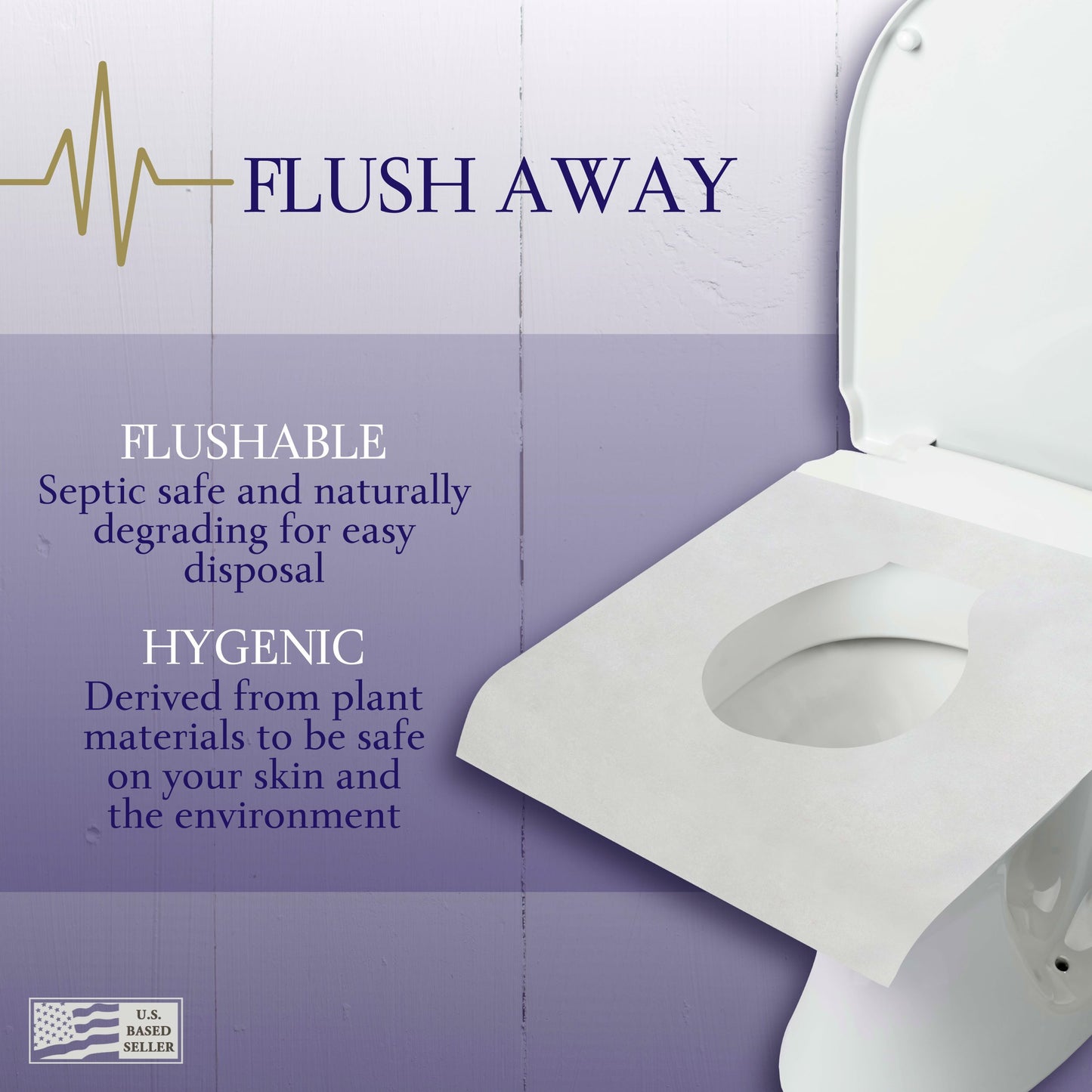 Toilet Seat Covers Disposable Seat Covers, 1/28 Fold, 100-Piece