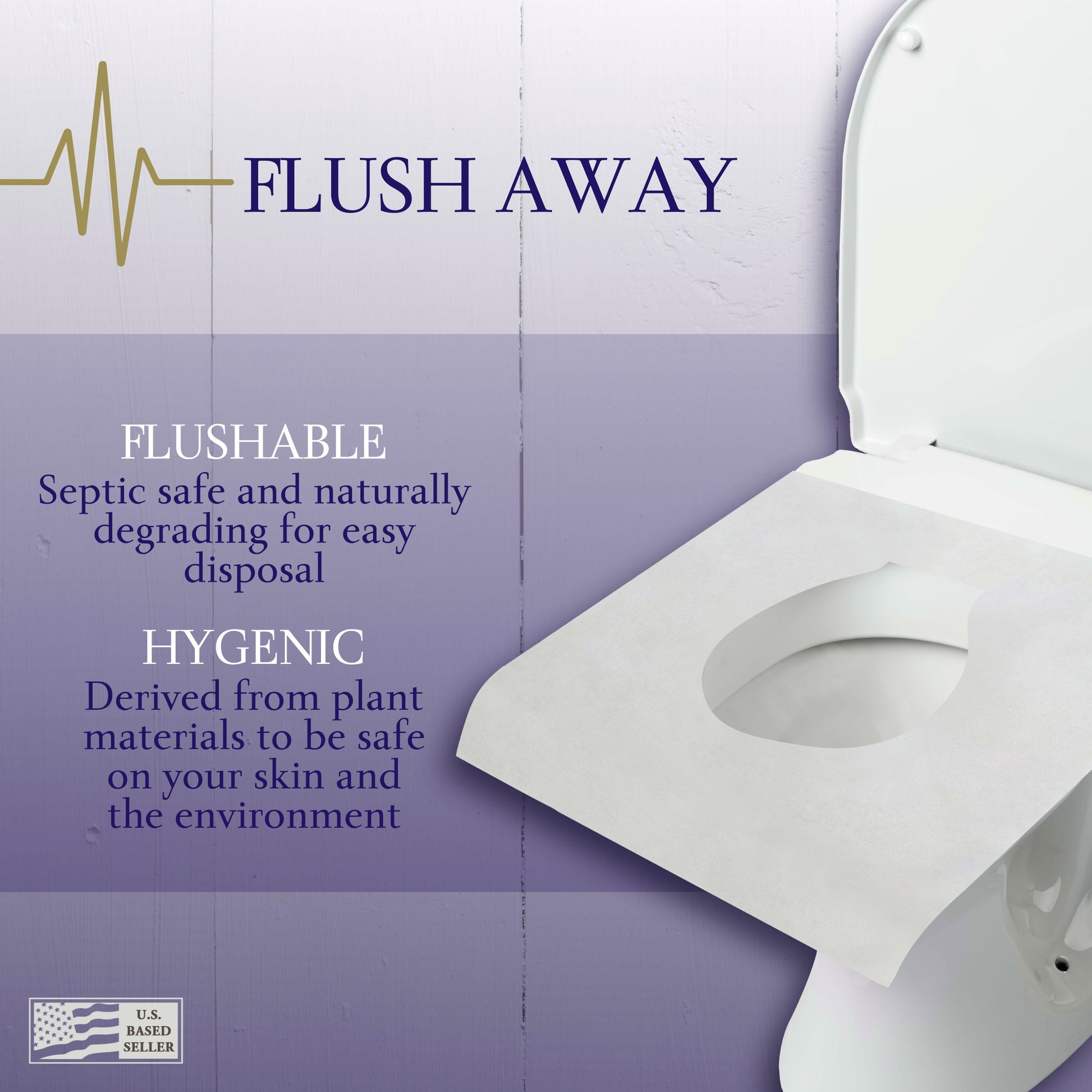 Toilet Seat Covers Disposable Seat Covers, 1/28 Fold, 100-Piece