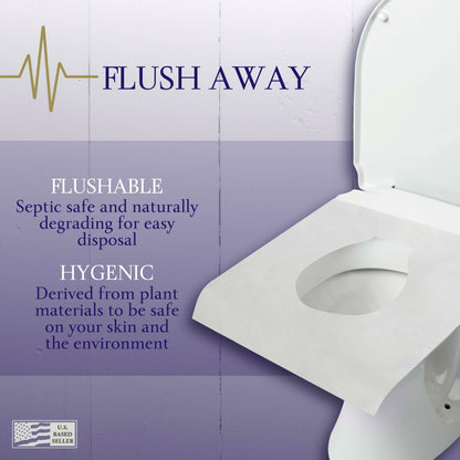 Toilet Seat Covers Disposable Seat Covers, 1/28 Fold, 100-Piece