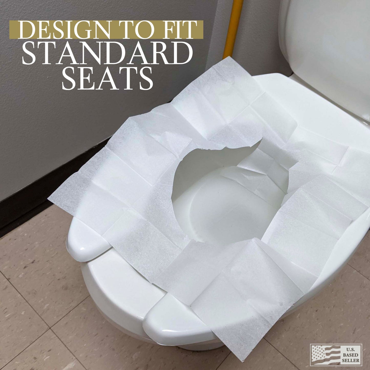 Toilet Seat Covers Disposable Seat Covers, 1/28 Fold, 100-Piece