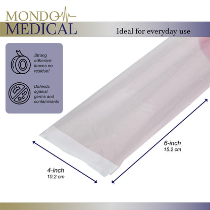 4x6in Barrier Film Tattoo Tape Roll 1200 Sheets Pink Dental Tape Box