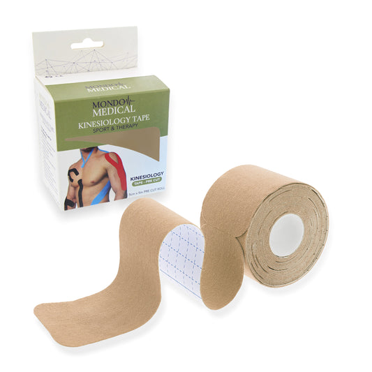 Kinesiology Tape Precut 2inx16ft Body Tape Roll - Nude Athletic Tape