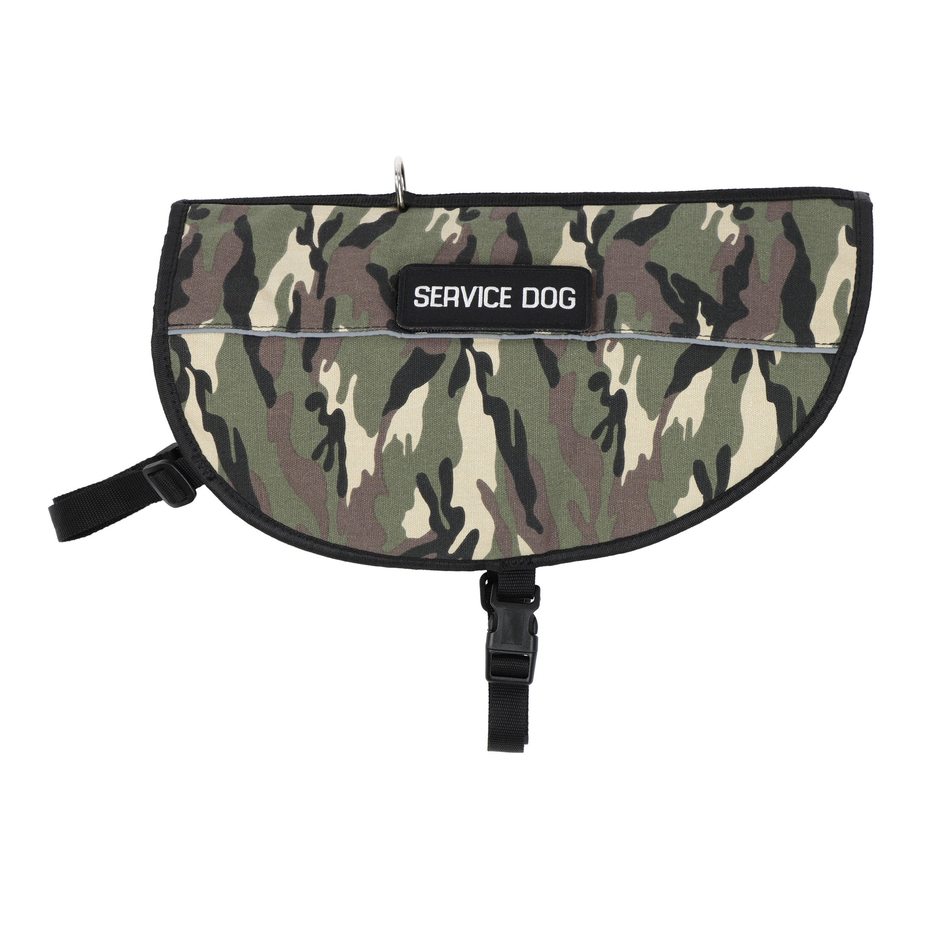 Service Dog Harness Jacket - Medium Camo Vest with 22.5 to 27in Chest