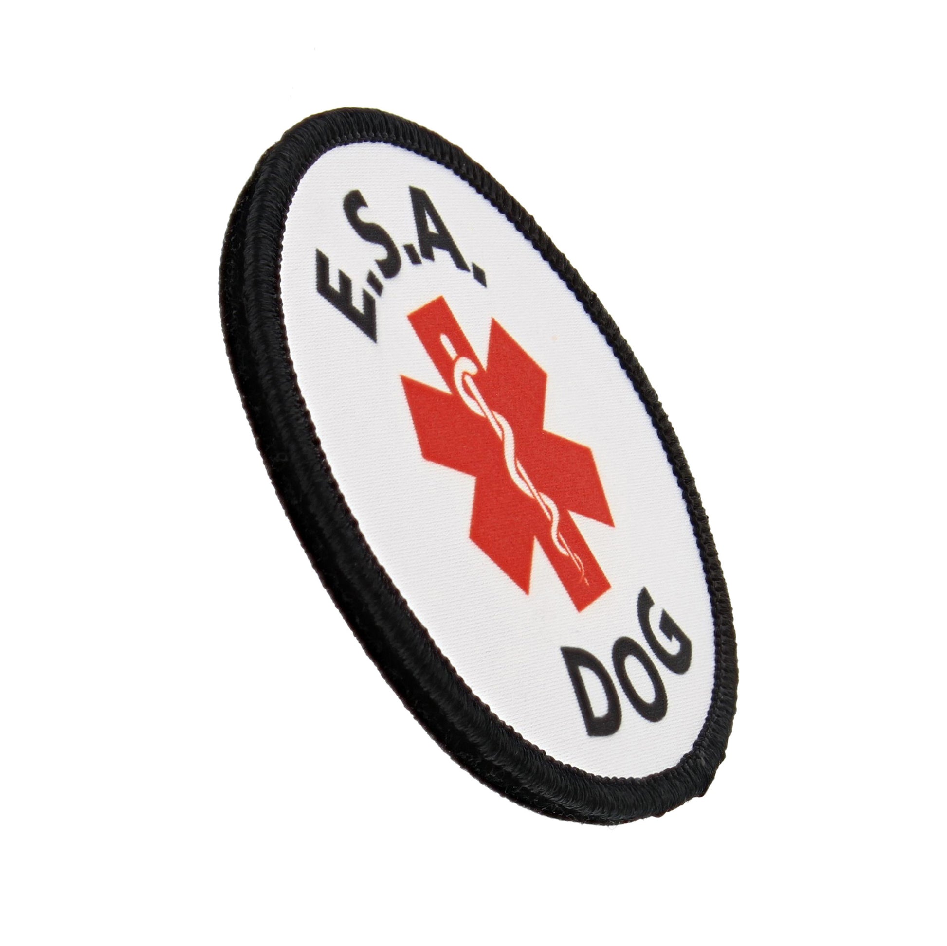Emotional Support Animal Patch 2.5in Round - ESA Embroidered Label