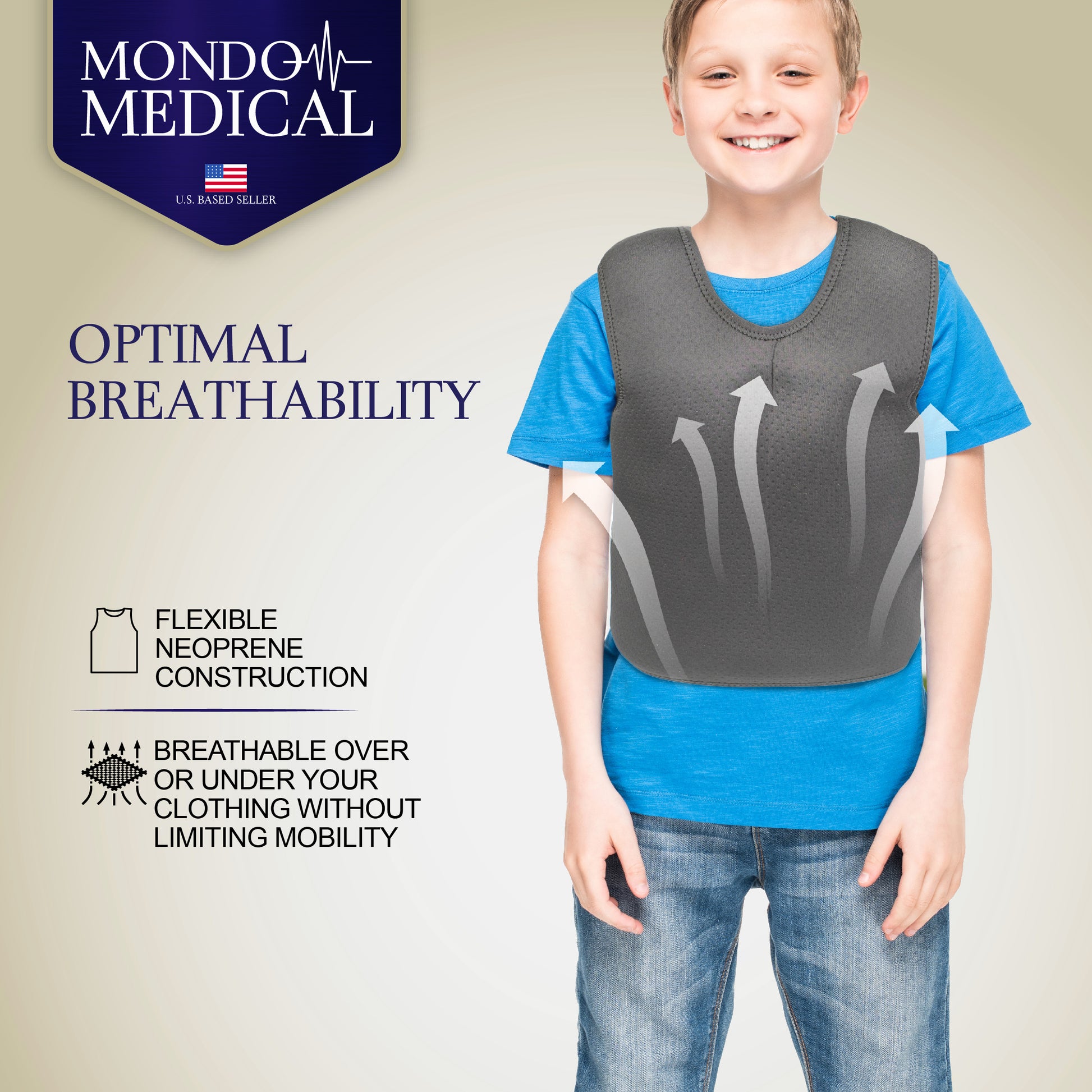 Sensory Compression Vest - Medium Sensory Clothes Pressure Vest