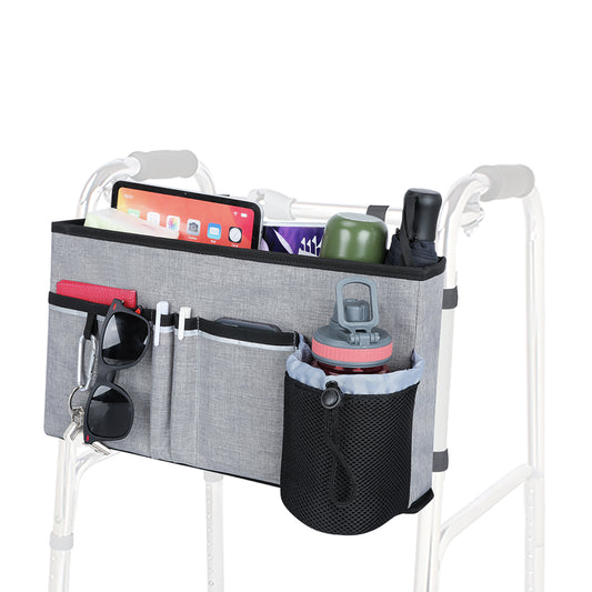Large Walker Travel Bag - Walker Cup Holder Accessories for Walkers