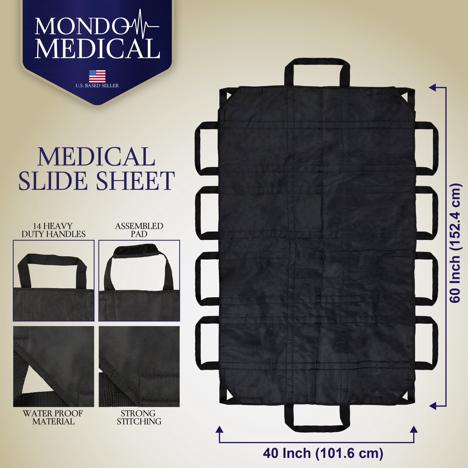 Draw Sheets for Hospital Bed with Handles - Medical Slide Sheet