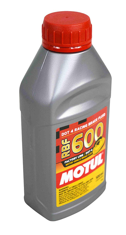 (12 Pack) Dot-4 100 Percent Synthetic Racing Brake Fluid - 500 ml