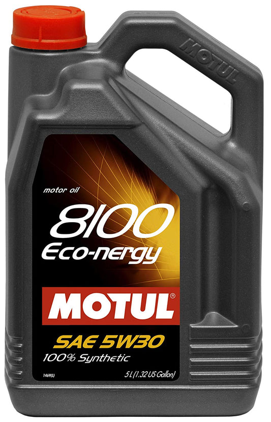 8100 Eco-nergy 5W-30 Synthetic Gasoline and Diesel Lubricant - 5 Liter