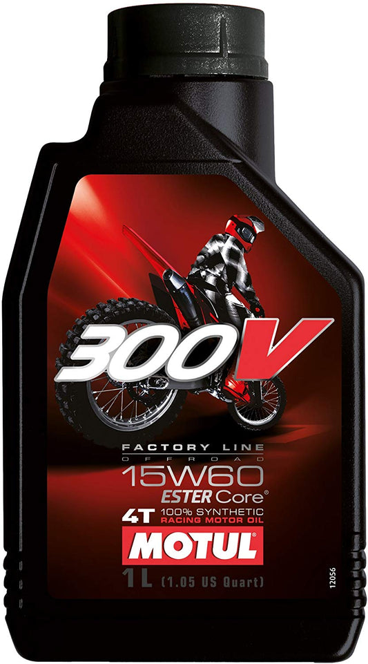 104137-CS 300V 4T Synthetic Oil, 4 Pack (15W-60 Liter), 33.81 Fluid_Ounces